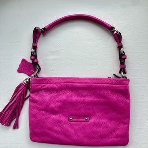 Pink Leather Danier Handbag